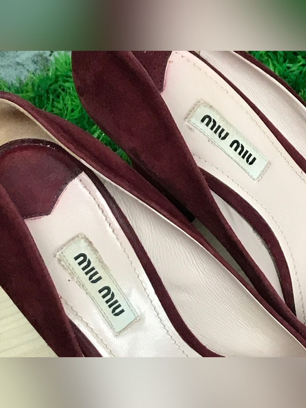 Miu Miu Suede High Heel shoes 6.5 💙OFFERS WELCOME 💙 - Picture 4 of 5